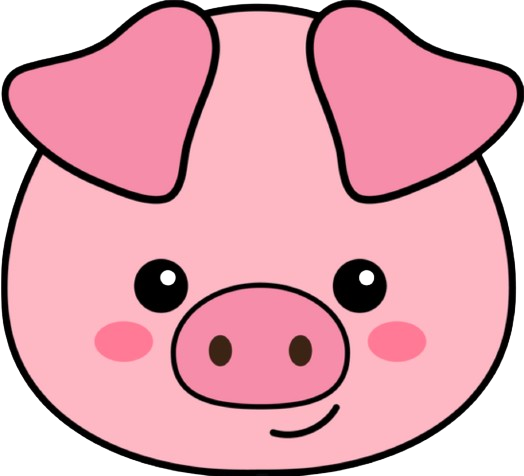 Whirling Piggy Unicycle Toy