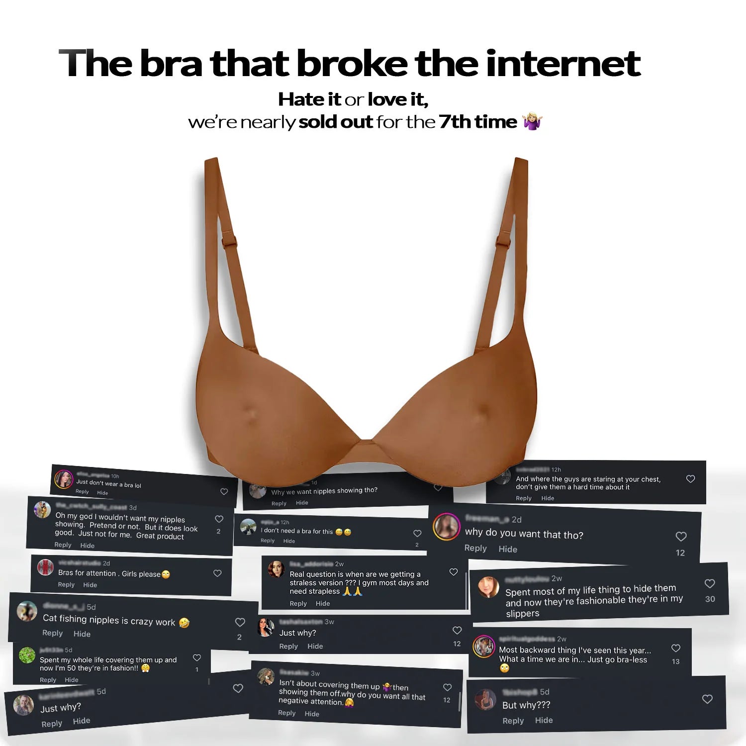 PERKY™ - Nipple Push-Up Bra (60% OFF)